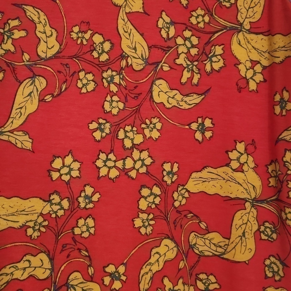 2for$10 Mid Sleeve Shirt Size M floral Lagenlook Casual Lounge Preppy - Picture 4 of 7